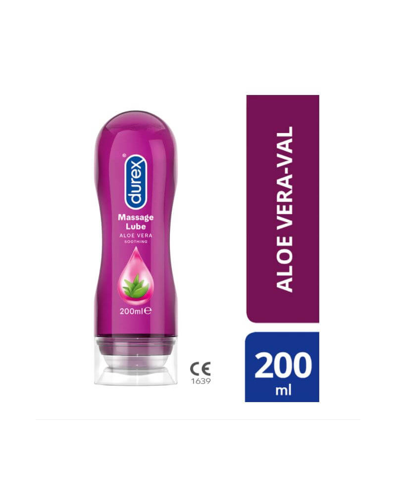 Durex Play 2in1 masszázsolaj - Aloe Vera (200ml)