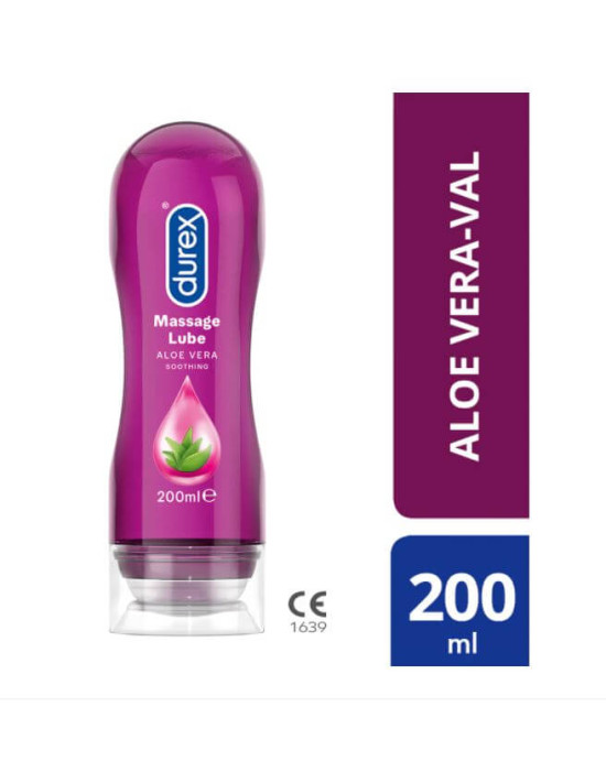 Durex Play 2in1 masszázsolaj - Aloe Vera (200ml)