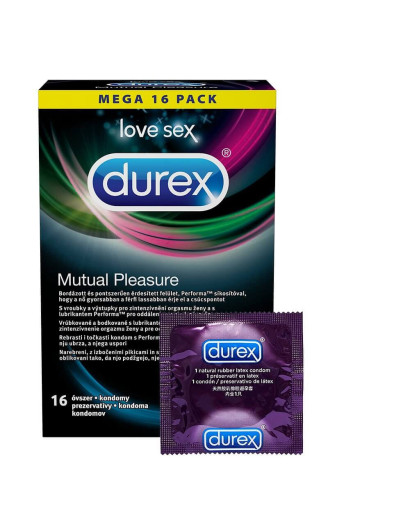 Durex Mutual Pleasure - késleltető óvszer (16db)