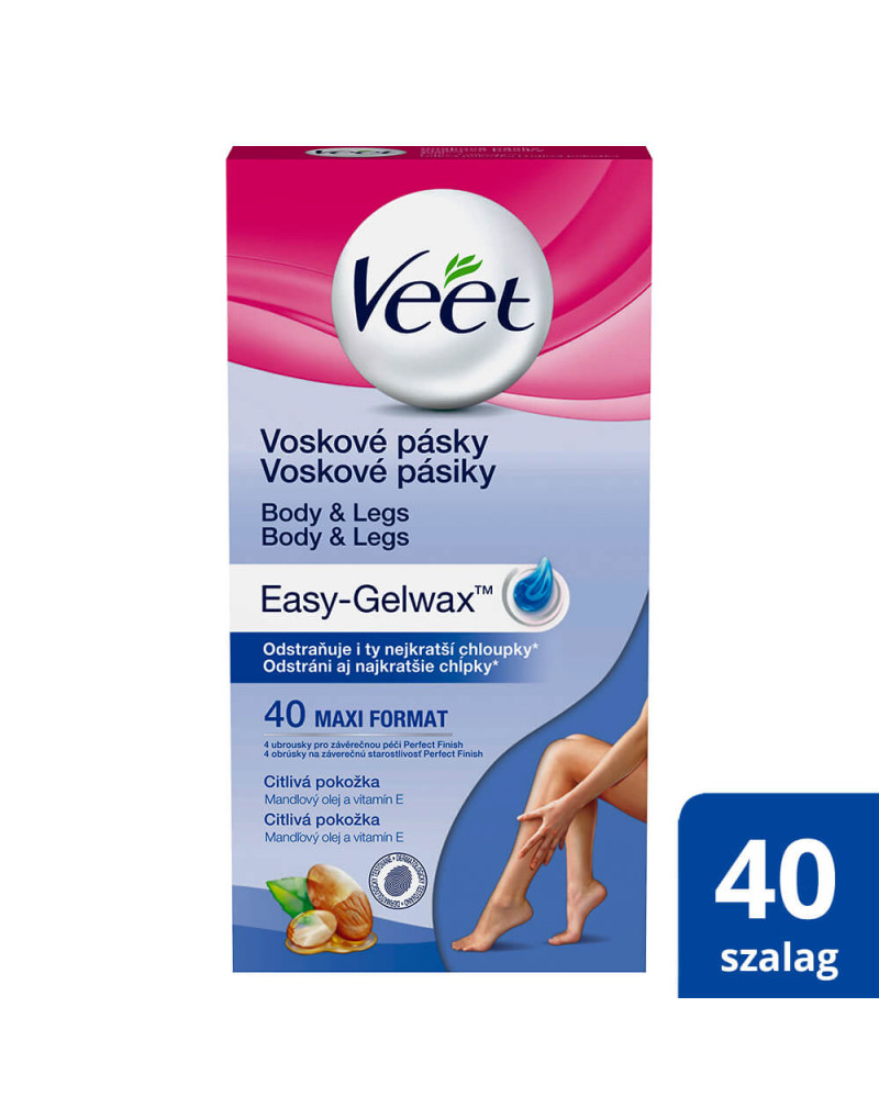 / Veet Easy Strip - hideggyanta szalagok - érzékeny bőrre (40db)