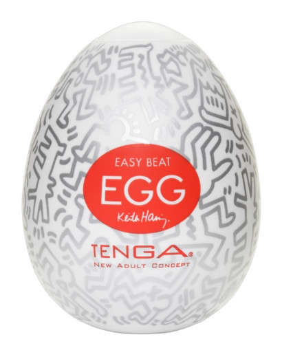 TENGA Egg Keith Haring Party - maszturbációs tojás (1db)