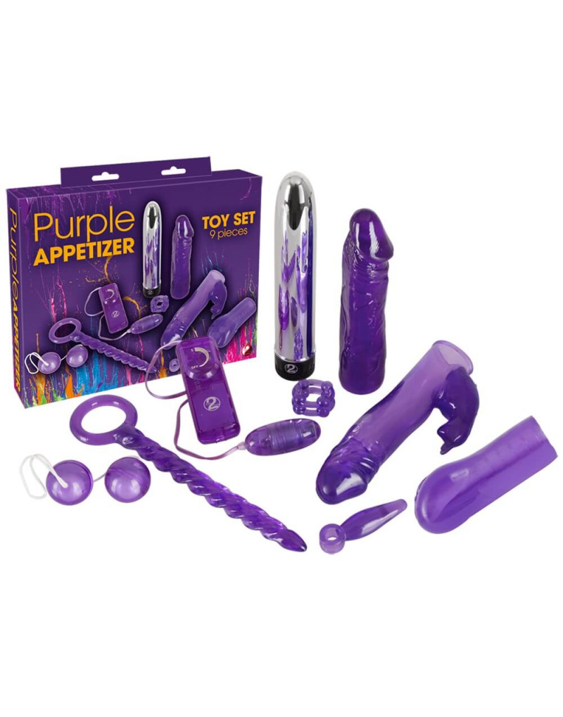 You2Toys - Purple Appetizer - vibrátoros készlet (9 részes)