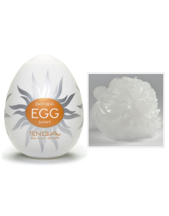 TENGA Egg Shiny - maszturbációs tojás (1db)