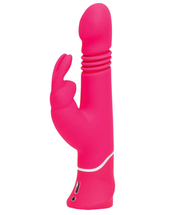 Happyrabbit Thrusting - akkus, csiklókaros lökő vibrátor (pink)