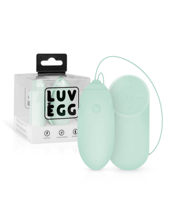 LUV EGG - akkus, rádiós vibrációs tojás (zöld)