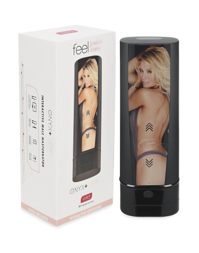 Kiiroo Onyx+ Jessica Drake Exp. - interaktív maszturbátor (fekete)