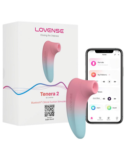 LOVENSE Tenera 2 - okos csiklóizgató (kék-pink)