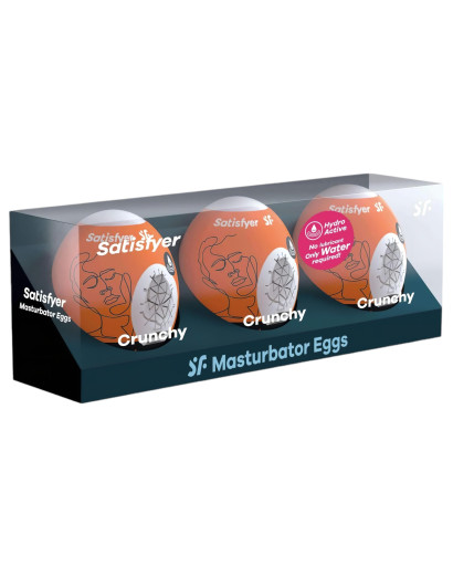 Satisfyer Egg Crunchy - maszturbációs tojás szett (3db)