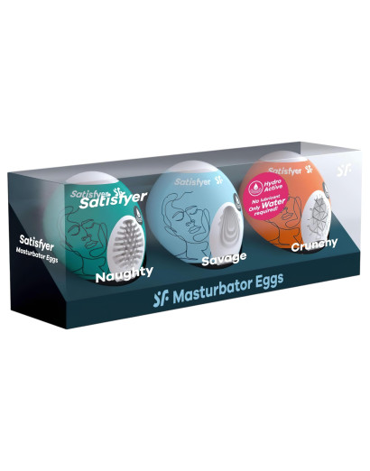 Satisfyer Egg NSC - maszturbációs tojás szett (3db)