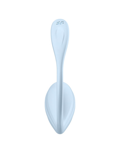 Satisfyer Smooth Petal - okos vibrációs tojás (kék)