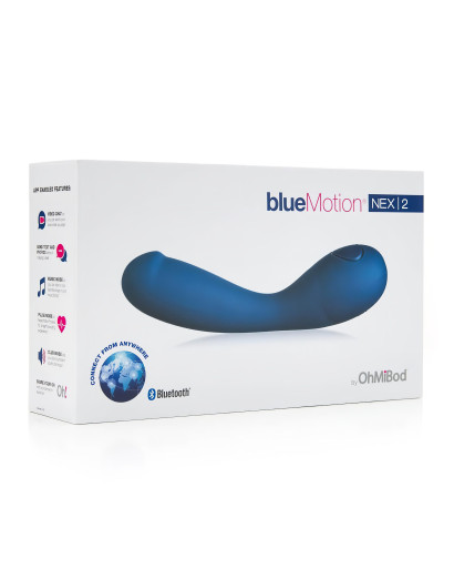 OHMIBOD Bluemotion Nex 2 - okos, akkus G-pont vibrátor (kék)