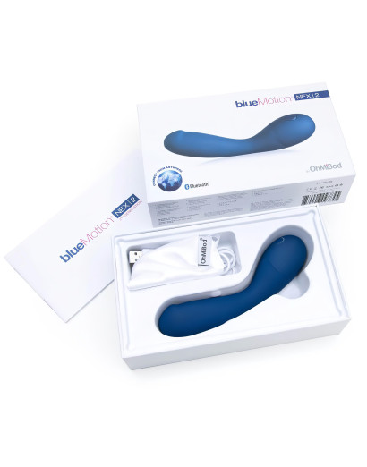 OHMIBOD Bluemotion Nex 2 - okos, akkus G-pont vibrátor (kék)