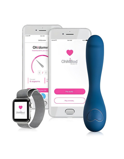 OHMIBOD Bluemotion Nex 2 - okos, akkus G-pont vibrátor (kék)