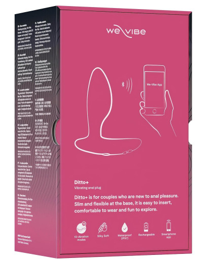 We-Vibe Ditto+ - okos, akkus anál vibrátor (pink)