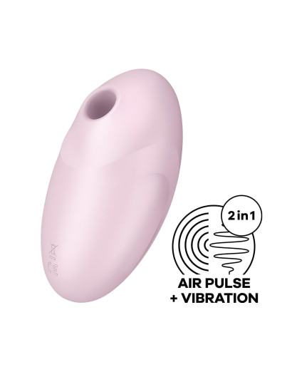 Satisfyer Vulva Lover 3 - akkus, léghullámos csiklóizgató (pink)