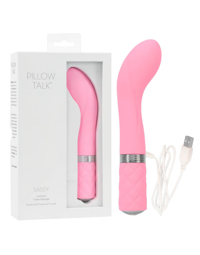 Pillow Talk Sassy - akkus G-pont vibrátor (pink)