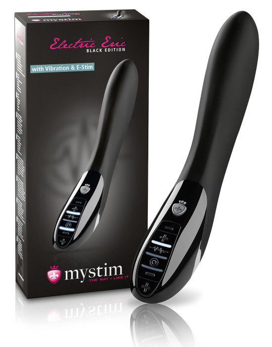 mystim Black Edition Electric Eric - elektro-stimulációs vibrátor