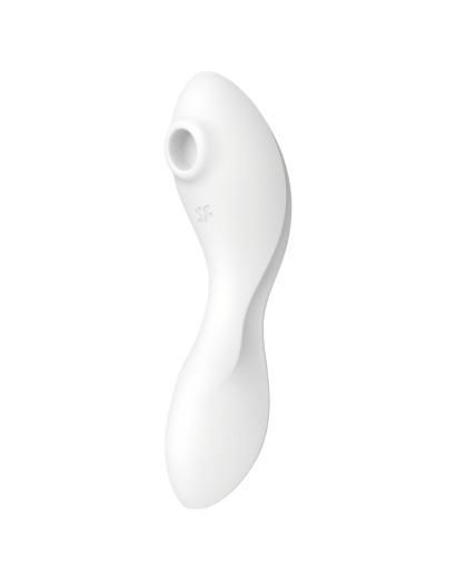 Satisfyer Curvy Trinity 5+ - okos léghullámos 2in1 vibrátor (fehér)