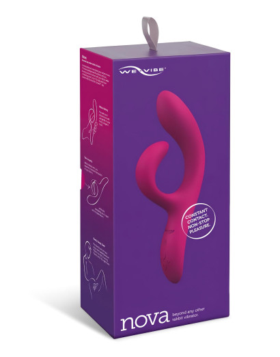 We-Vibe Nova 2 - akkus, okos, vízálló csiklókaros vibrátor (lila)