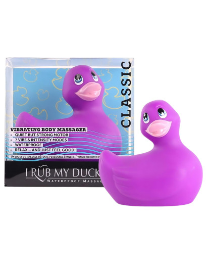 My Duckie 2.0 - játékos kacsa vízálló csiklóvibrátor (lila)