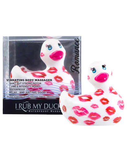 My Duckie Romance 2.0 - vízálló csiklóvibrátor (fehér-pink)