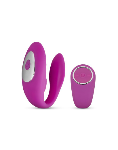 Easytoys Tap Dancer - akkus, vízálló, rádiós párvibrátor (pink)