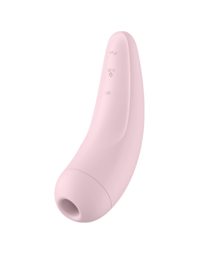 Satisfyer Curvy 2+ - okos léghullámos csiklóizgató vibrátor (pink)