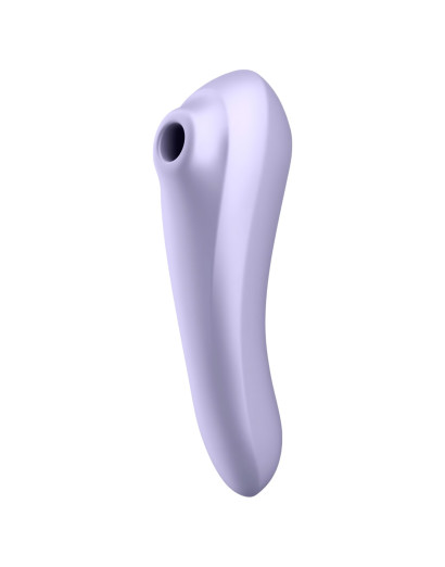 Satisfyer Dual Pleasure - okos léghullámos 2in1 vibrátor (lila)