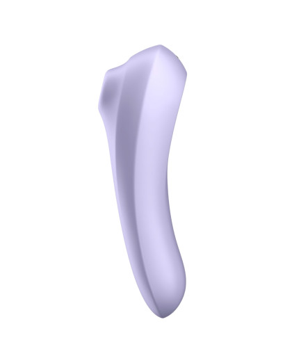 Satisfyer Dual Pleasure - okos léghullámos 2in1 vibrátor (lila)