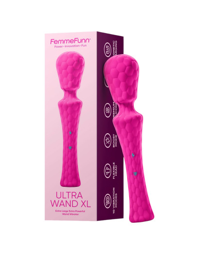 FemmeFunn Ultra Wand XL - prémium masszírozó vibrátor (pink)