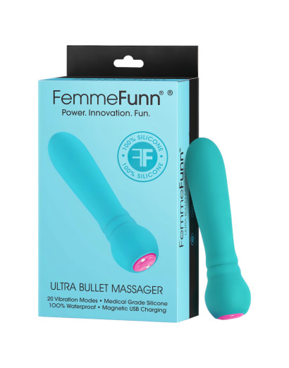 FemmeFunn Ultra Bullet - prémium rúdvibrátor (türkiz)