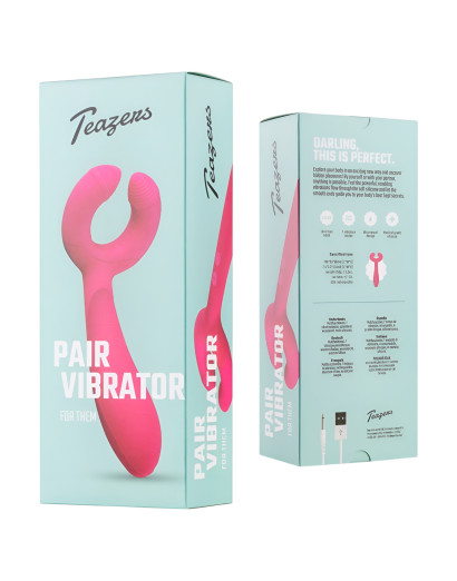 Easytoys Couple - akkus, vízálló párvibrátor (pink)