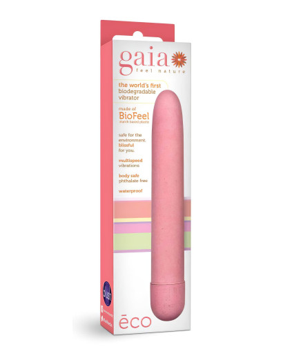 Gaia Eco L - környezetbarát rúdvibrátor (pink) - nagy