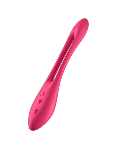 Satisfyer Elastic Joy - akkus, flexibilis párvibrátor (piros)