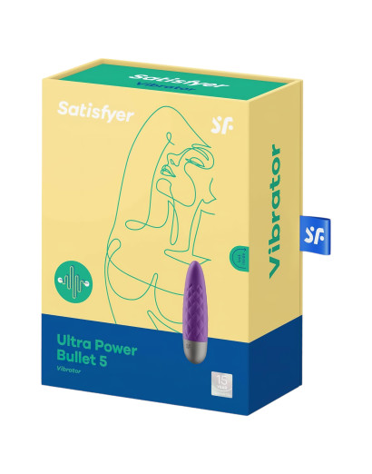 Satisfyer Ultra Power Bullet 5 - akkus, vízálló vibrátor (viola)