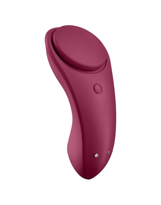 Satisfyer Sexy Secret - okos vízálló bugyivibrátor (bordó)