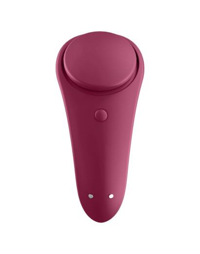 Satisfyer Sexy Secret - okos vízálló bugyivibrátor (bordó)