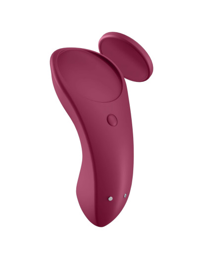 Satisfyer Sexy Secret - okos vízálló bugyivibrátor (bordó)