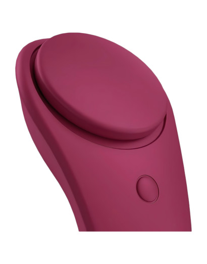 Satisfyer Sexy Secret - okos vízálló bugyivibrátor (bordó)