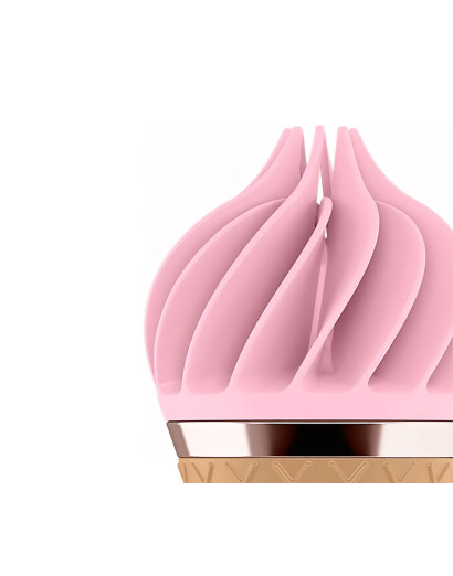 Satisfyer Sweet Treat - akkus, forgó csiklóvibrátor (pink-barna)