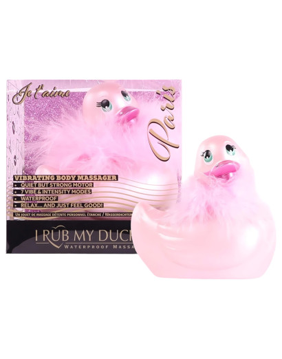 My Duckie Paris 2.0 - játékos kacsa vízálló csiklóvibrátor (pink)