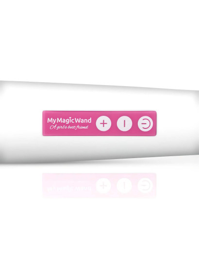 MyMagicWand - erős masszírozó vibrátor (fehér-pink)