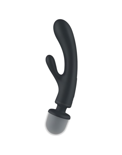 Satisfyer Triple Lover - G-pont és masszírozó vibrátor (ezüst)