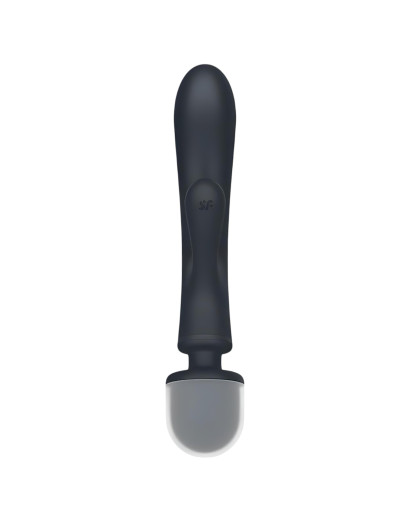 Satisfyer Triple Lover - G-pont és masszírozó vibrátor (ezüst)