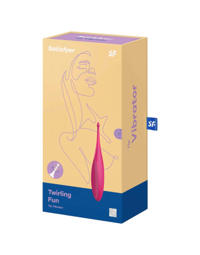 Satisfyer Twirling Fun - akkus, vízálló csiklóvibrátor (magenta)