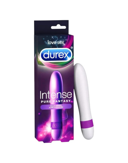 Durex Intense Pure Fantasy - rúdvibrátor (fehér) -