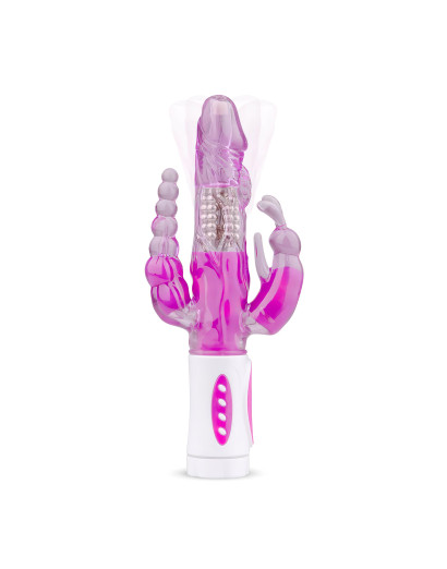 Easytoys Raving Rabbit - 3 ágú vibrátor (pink)