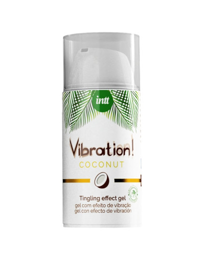 Intt Vibration! - folyékony vibrátor - kókusz (15ml)