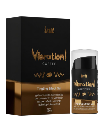 Intt Vibration! - folyékony vibrátor - kávé (15ml)