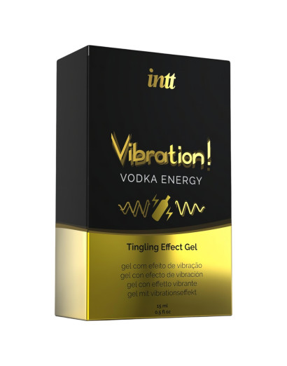 Intt Vibration! - folyékony vibrátor - Vodka Energy (15ml)